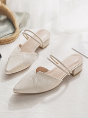 OD187: giày cao gót nữ cao cấp đế vuông