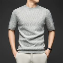 OH188: Áo len cashmere tay ngắn Old Qian dành cho nam