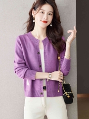 OD534: áo khoác nữ Dệt Kim Cardigan