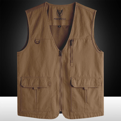 OH083: Áo vest gile cotton cho nam cao cấp, cổ chữ V