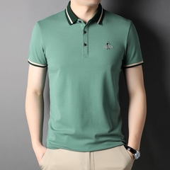 OD303: áo sơ mi nam cao cấp polo cổ phối chất cotton