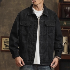 OE347: Áo khoác denim jean nam cao cấp