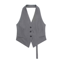 OD120: Áo khoác vest nữ hở lưng sơ mi