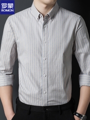 OD235: Áo sơ mi dài tay cotton Luo Meng nam ATN trung niên