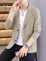 OH121: Áo khoác cardigan nam cao cấp cổ bẻ thời trang mới
