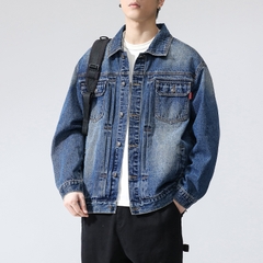 OE656: Áo khoác denim cotton cho nam cao cấp