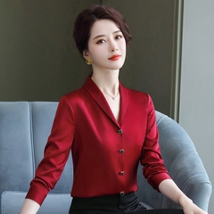 OD065: áo sơ mi lụa nữ cao cấp