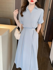 OD045: đầm dáng dài eo thiết kế thanh lịch PC hàn quốc