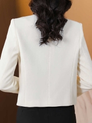OD691: áo khoác cardigan nữ thu đông hoa hồng