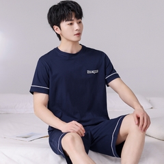 OE492: Bộ đồ ngủ cotton ngắn tay mùa hè cho nam SPNN mặc nhà cho nam SPNN