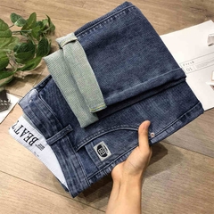 C146: Quần Jean Nam Quần Ôm Thẳng Thời Trang Thương Hiệu Co Giãn Dài