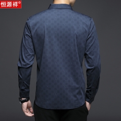 OD290: Áo sơ mi dài tay nam trung niên Hengyu cao cấp lụa băng