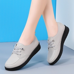 Mã B915: Giày lười nữ trung niên đế mềm chống trơn trượt thoải mái
