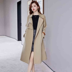 C151: Áo khoác nữ dài qua đầu gối khí chất cao cấp thời trang áo khoác dài