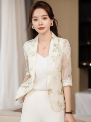 OD073: áo khoác vest nữ mỏng cao cấp