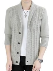 Mã B088: Áo len cardigan cổ chữ V phong cách Hàn Quốc