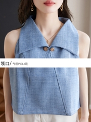 OD032: áo sơ mi nữ cao cấp kiểu không tay