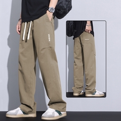 OE132: Quần nam cao cấp Semir quần ống rộng thẳng kiểu Mỹ
