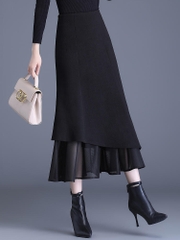 OD219: chân váy dáng dài sang trọng