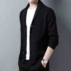 OC352: Áo khoác nam dạ cashmere cao cấp dày dặn cổ vest