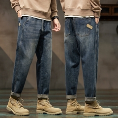 OE110: Quần jeans nam cao cấp retro của Mỹ quần dài thường ngày cỡ lớn