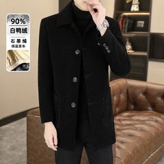 OE072: áo khoác nam cao cấp Slim Fit Plus Nhung Dày