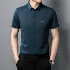 OE731: Áo sơ mi nam tay ngắn lụa Pierre Cardin