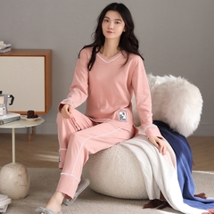 OE528: Bộ đồ ngủ cho nữ SPNN tay dài bằng cotton