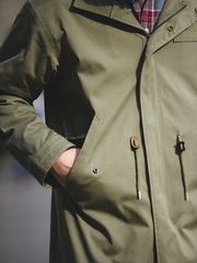 Mã A854: áo khoác parka cotton dành cho nam giới