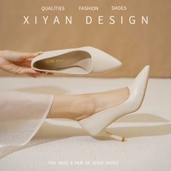 OE356: giày cao gót nữ không mỏi chân giày đơn