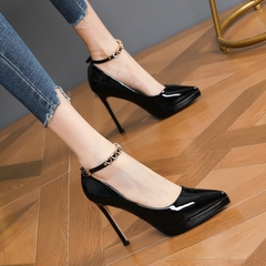 OC568: Giày Cao Gót Nữ 10CM Chống Thấm Nước Đế Mũi Nhọn