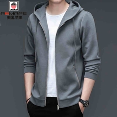 OC333: Áo khoác nỉ nam có mũ trùm đầu nam dài tay thể thao