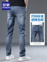 OE817: Quần jeans ống đứng Romon nam