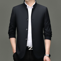 OH120: áo khoác vest Zhongshan Aaron Paul dành cho nam cao cấp giới