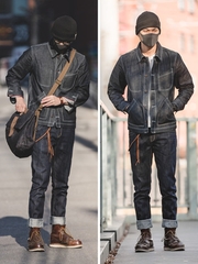 Mã A807: quần jeans nam Pc Mỹ denim retro Ame