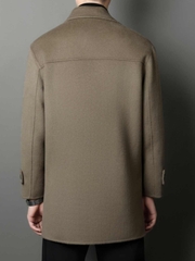 OC348: Áo khoác nam cashmere cao cấp mùa thu đông nam cổ vest dài