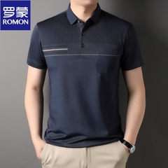 OD277: Áo thun nam Luo trung niên POLO kháng khuẩn