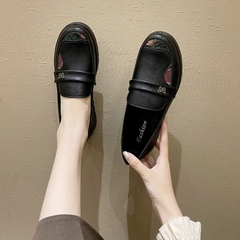 Mã B781: Giày lười da thật trung niên mới