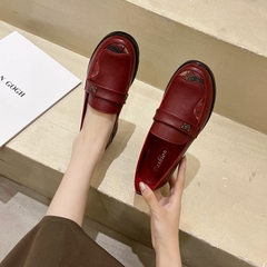 Mã B781: Giày lười da thật trung niên mới