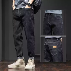 OD1046: Quần Jeans Nam Chân Thẳng Slim Pint Thời Trang Thương Hiệu