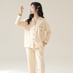 OE519: Bộ đồ ngủ nữ SPNN cotton màu trơn mùa hè cao cấp mặc ở nhà