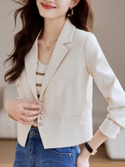 OD689: áo khoác vest nữ cao cấp PC hàn quốc