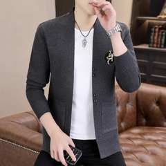 Mã B086: Áo len dệt kim cardigan nam cao cấp