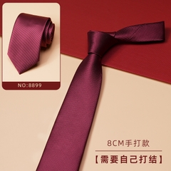 OD401: Cà vạt nam màu đỏ twill cao cấp