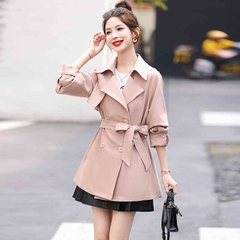 OC407: Áo khoác nữ đa năng cao cấp có dây đai eo thon gọn