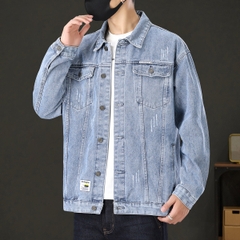 OE347: Áo khoác denim jean nam cao cấp