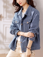 OC919: áo khoác denim thanh lịch cho nữ