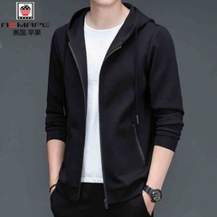 OC333: Áo khoác nỉ nam có mũ trùm đầu nam dài tay thể thao