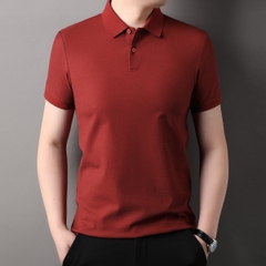 OE237: Áo thun nam cao cấp polo tay ngắn trung niên thoáng khí