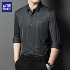 OC724: Áo Sơ Mi Nam Cotton Dài Tay Công Sở
